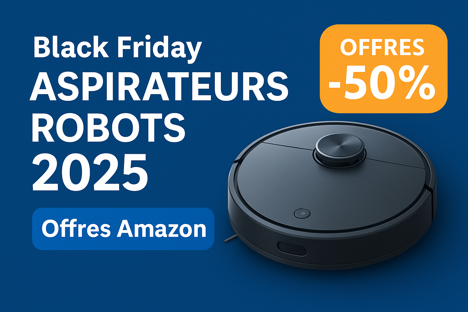 Black Friday aspirateur robot 2025 - offres Amazon